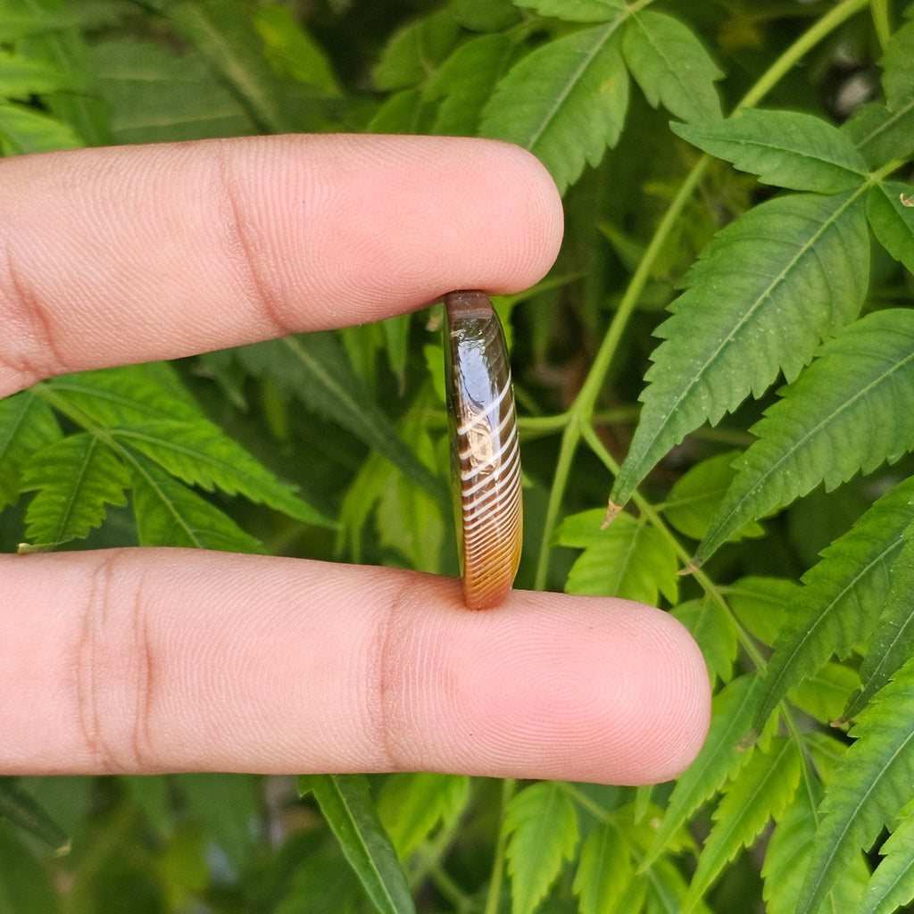 Natural Sulemani Aqeeq, (Agate) gemstone Weight: 27.75 Carat