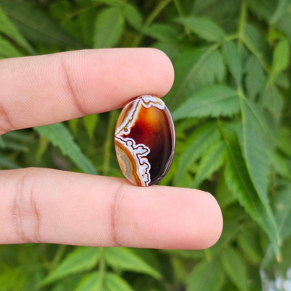Natural Agate Stone, Such a Beautiful Natural Sulemani Aqeeq, Weight: