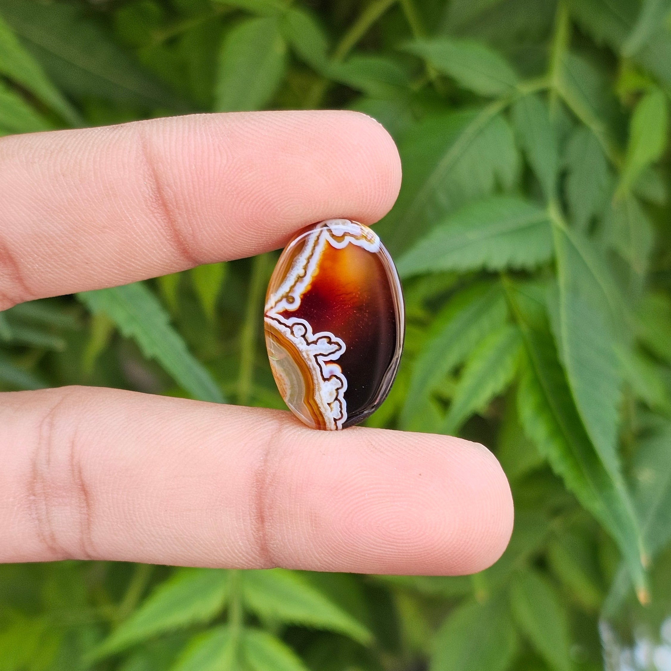 Natural Agate Stone, Such a Beautiful Natural Sulemani Aqeeq, Weight: