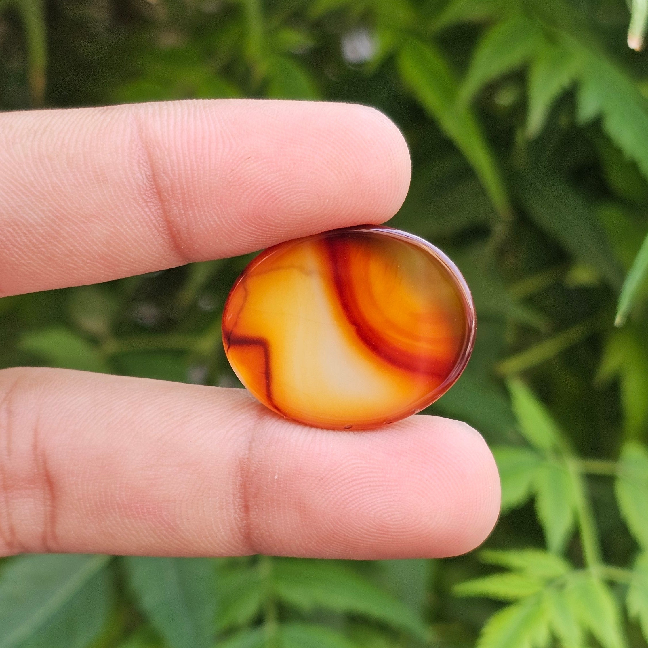 Natural Sulemani Aqeeq, (Agate) gemstone Weight: 30.90 Carat