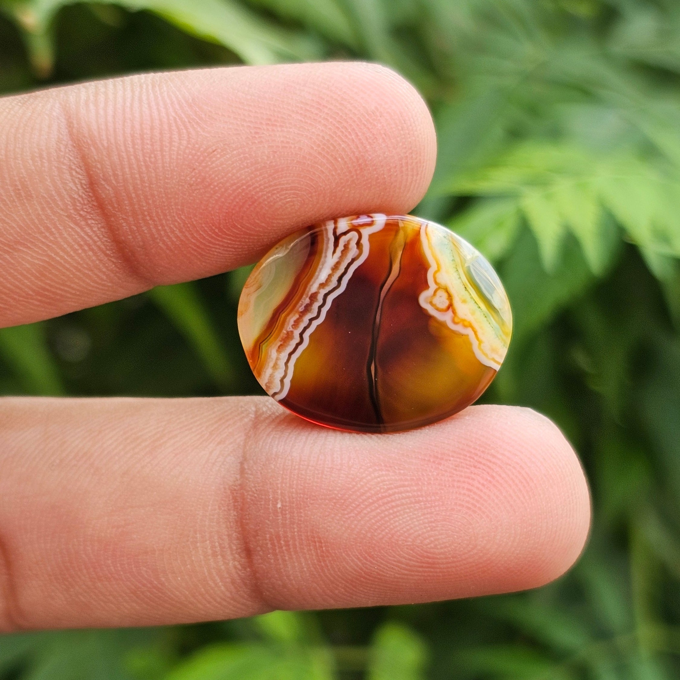 Natural Sulemani Aqeeq, (Agate) gemstone Weight: 19.75 Carat