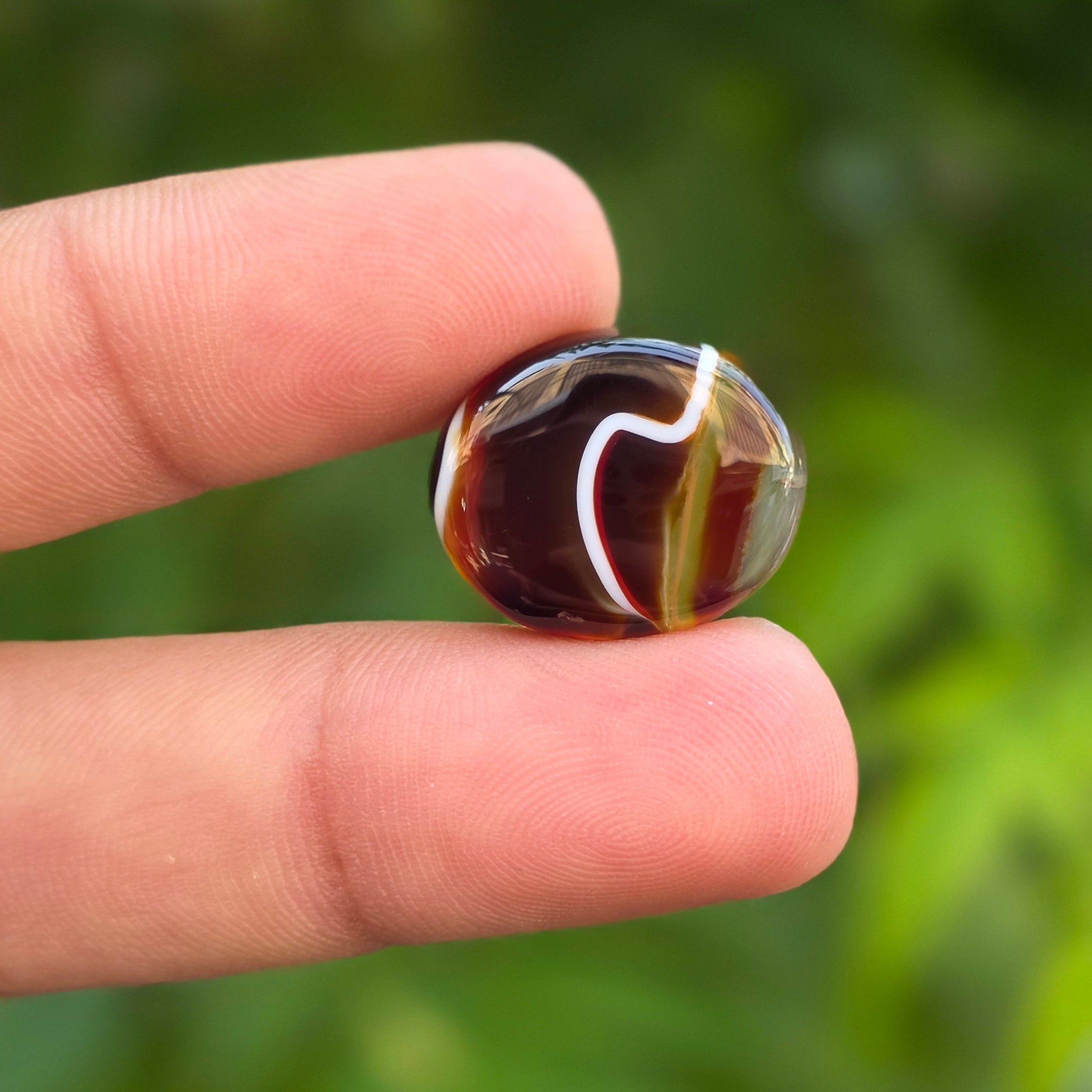 Natural Sulemani Aqeeq, (Agate) gemstone Weight: 16.45 carat