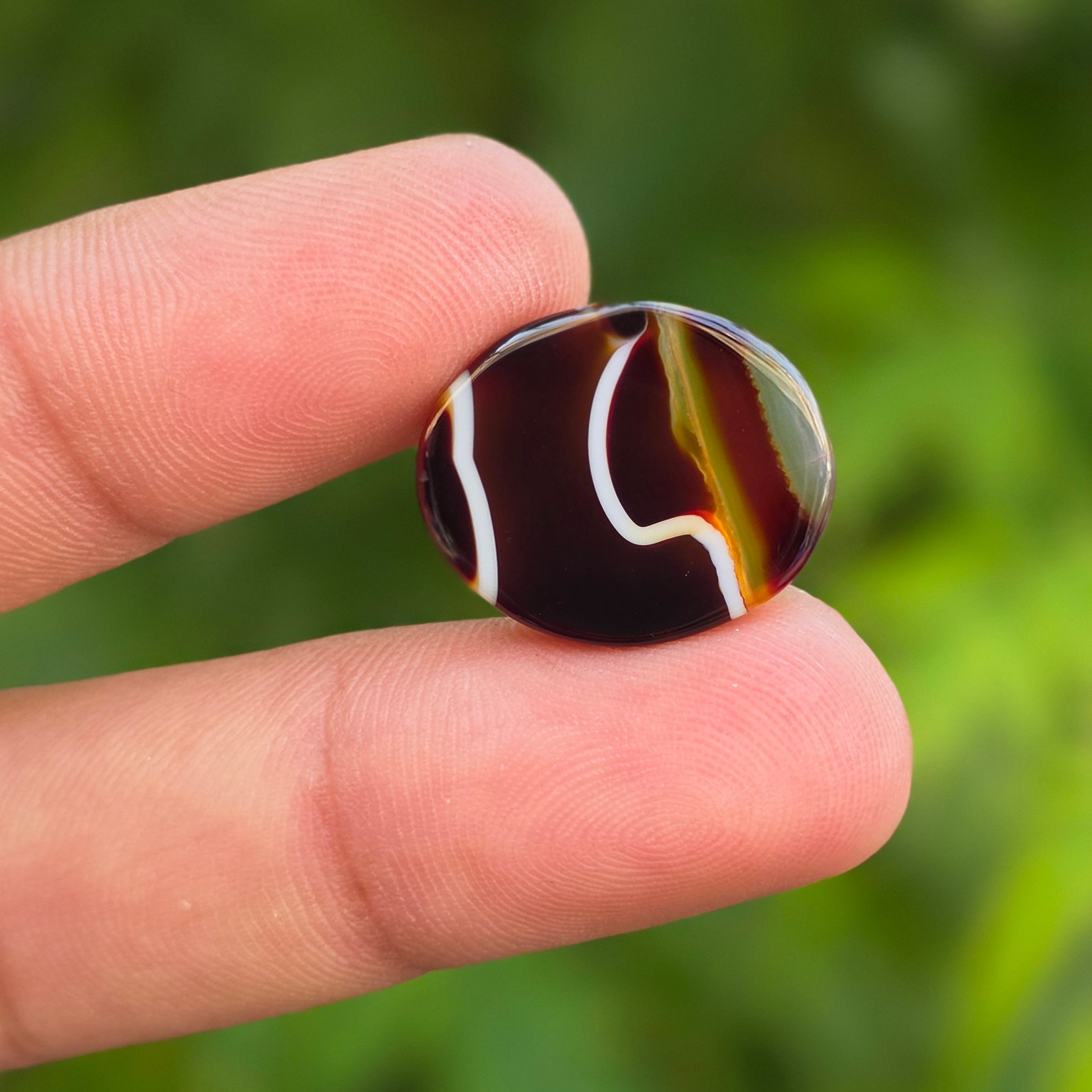 Natural Sulemani Aqeeq, (Agate) gemstone Weight: 16.45 carat