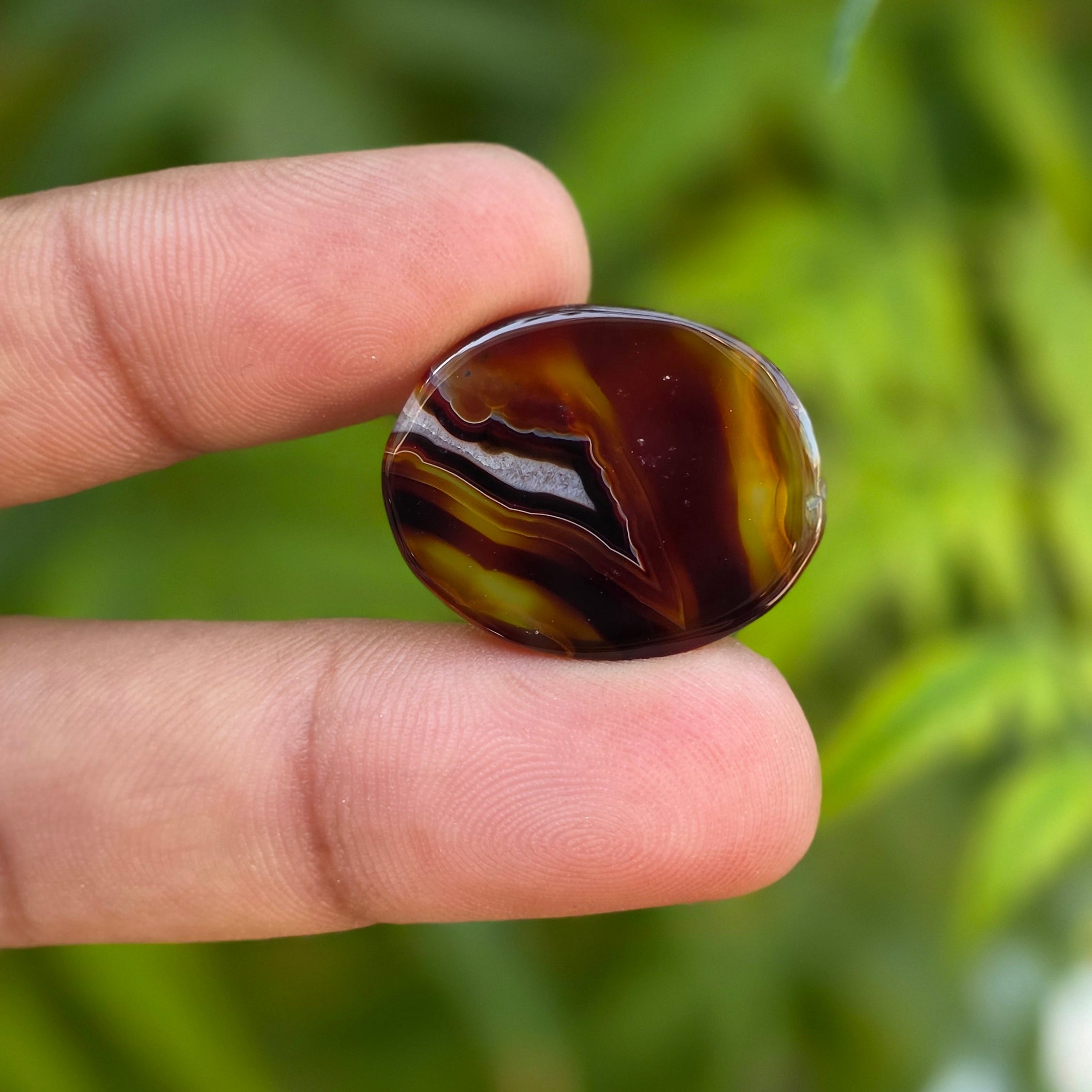 Natural Sulemani Aqeeq, (Agate) gemstone Weight: 22.65 carat