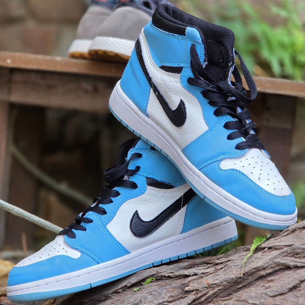 Size 4.5 Nike Air Jordan 1 High – University Blue | Ghazali Style