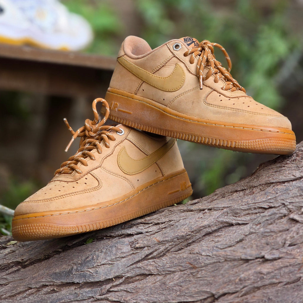 Size 6 Nike Air Force 1 Low Flax Men’s Sneakers (USED) | Ghazali Style