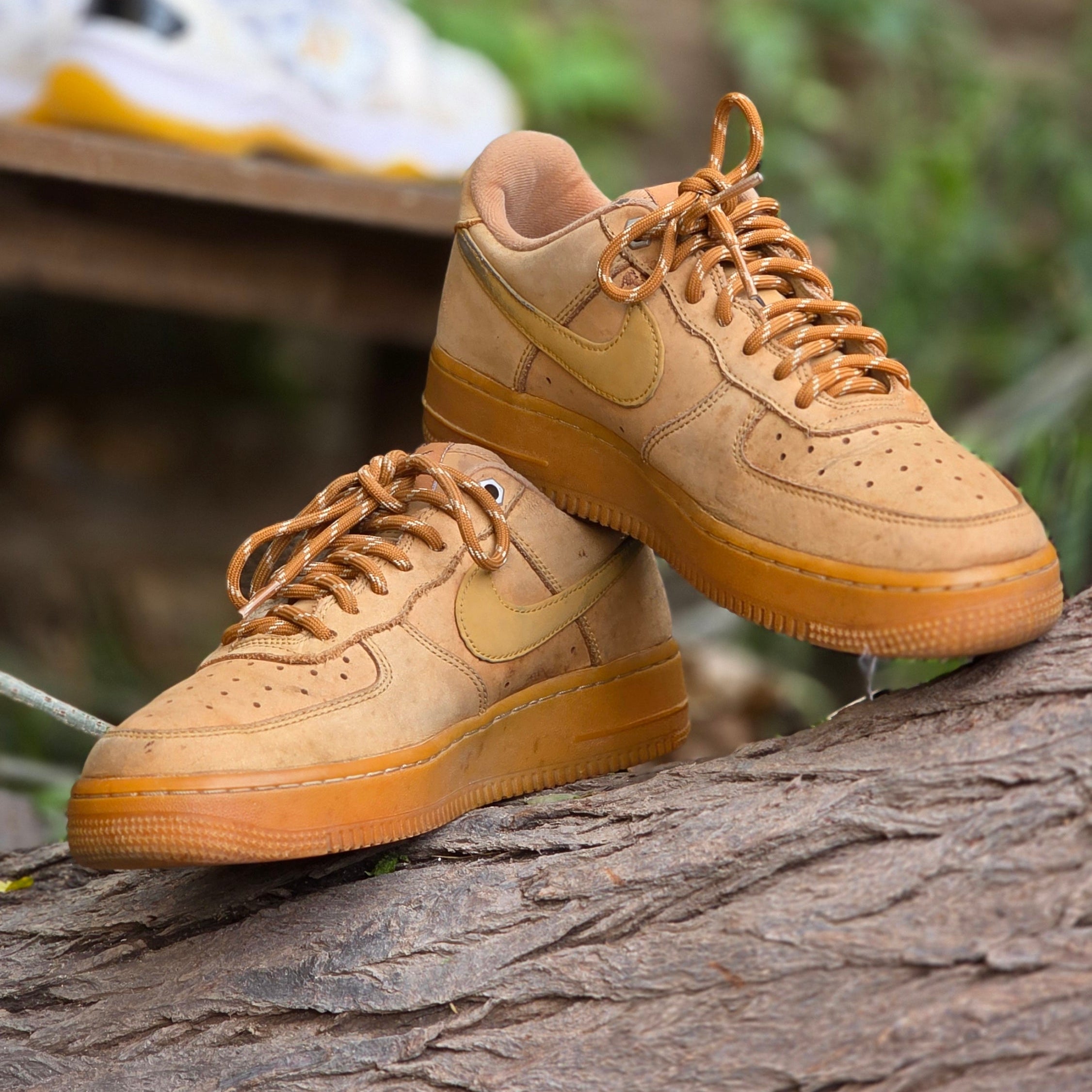 Size 6 Nike Air Force 1 Low Flax Men’s Sneakers (USED) | Ghazali Style
