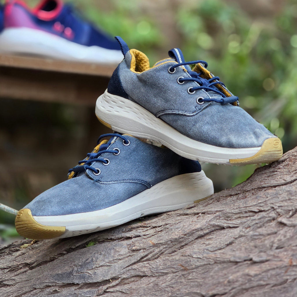 Size 7 Skechers Men’s Parson Canvas Slip-On Oxford | Ghazali Style