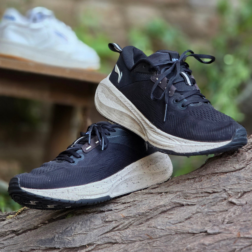 Size 7.5 Li-Ning Wu Leaping 2.0 V2 Running Shoes – Black | USED | Ghazali Style