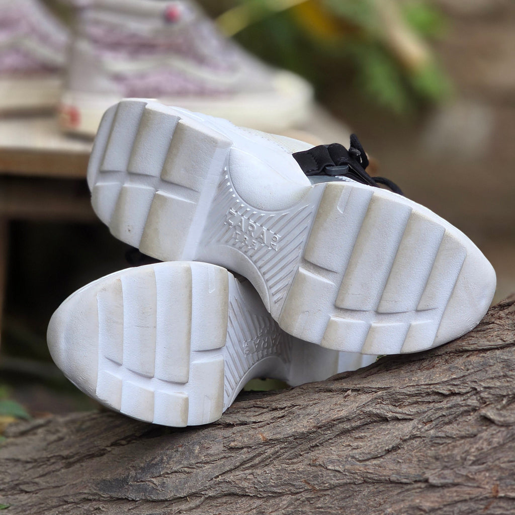 Size 8 ZARA TRF Hook & Loop Strap Sneakers (USED) | Ghazali Style