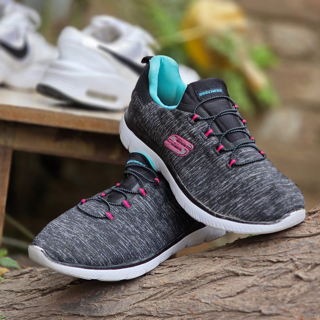 Size 8 Skechers Women’s Summits Quick Getaway Sneaker – Black | USED | Ghazali Style