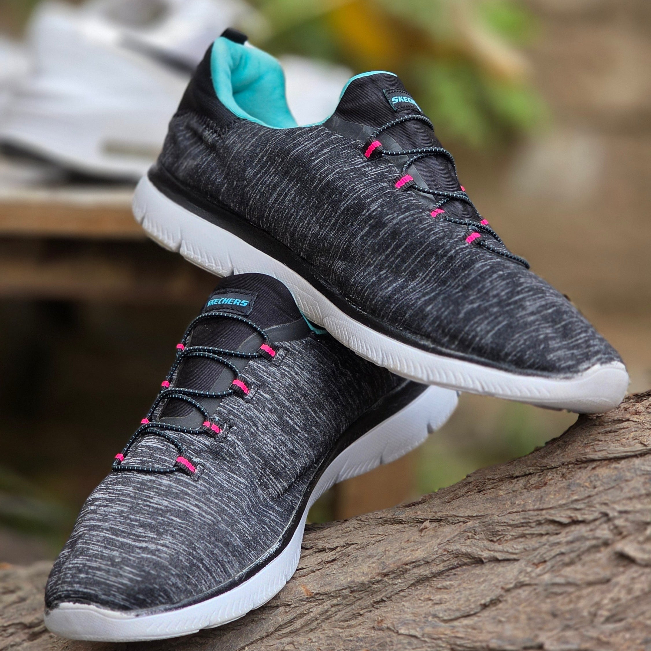 Size 8 Skechers Women’s Summits Quick Getaway Sneaker – Black | USED | Ghazali Style