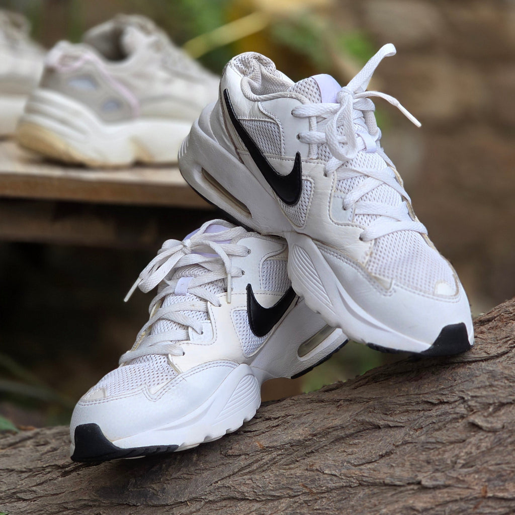 Size 8.5 Nike Air Max Fusion White Black – Men’s Sneakers | Ghazali Style