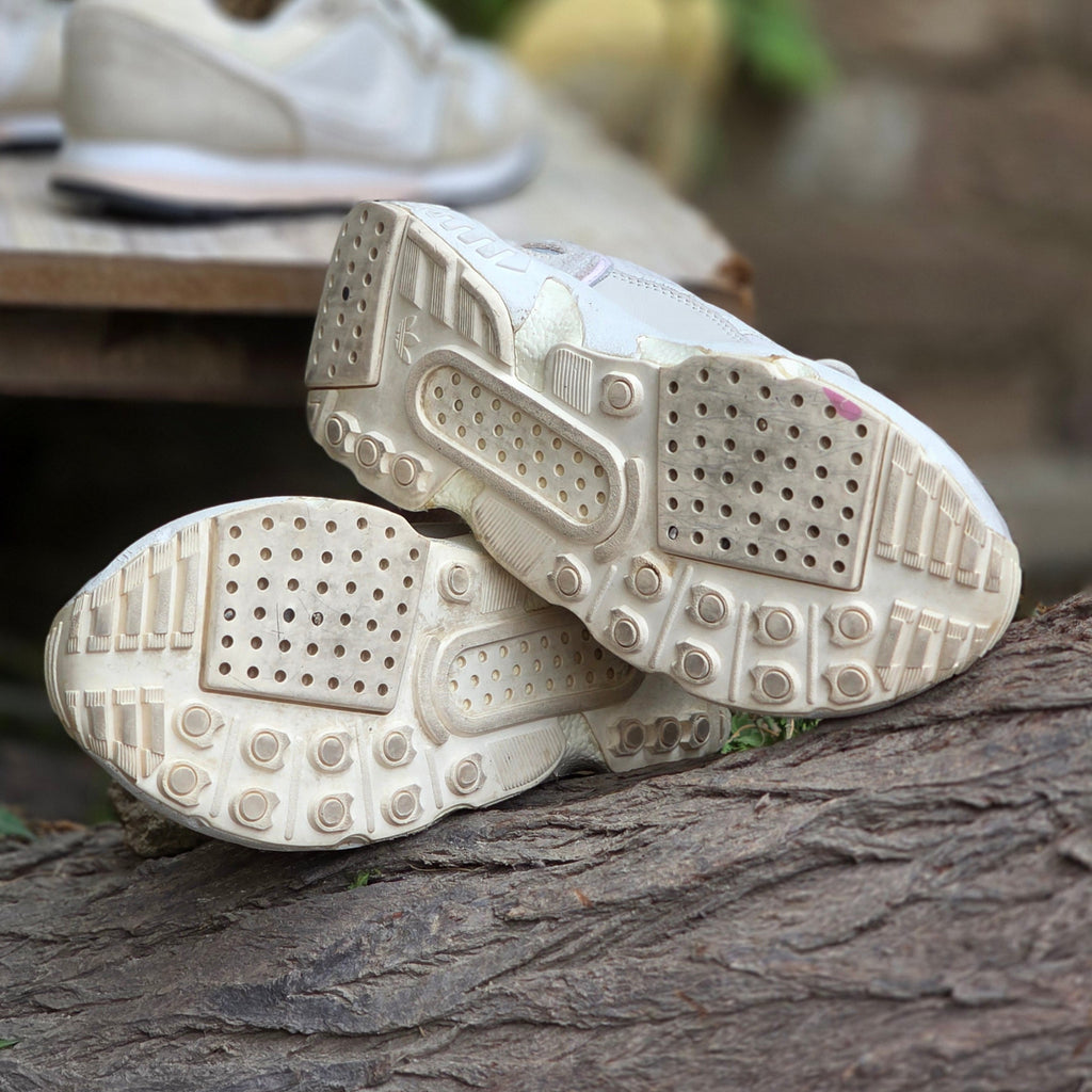 Size 6 Adidas Men's White & Cream Trainers (USED) | Ghazali Style