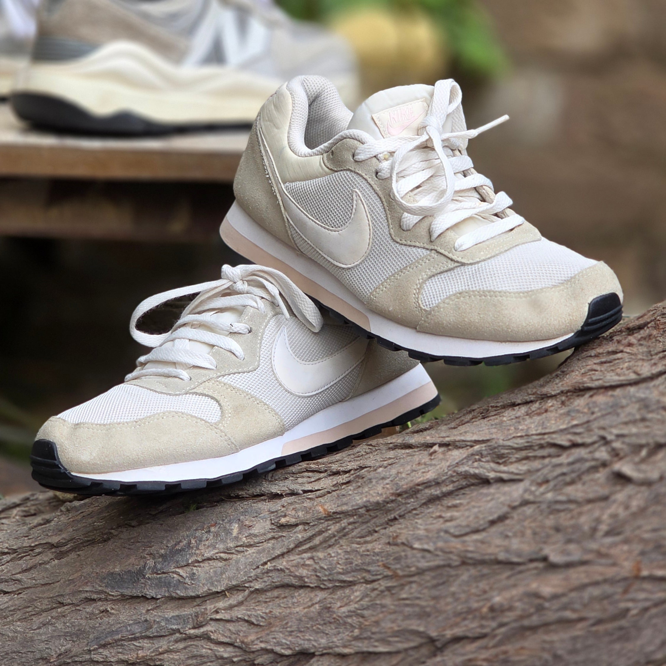 Size 5.5 Nike MD Runner 2 Phantom Light Cream Sneakers | Ghazali Style
