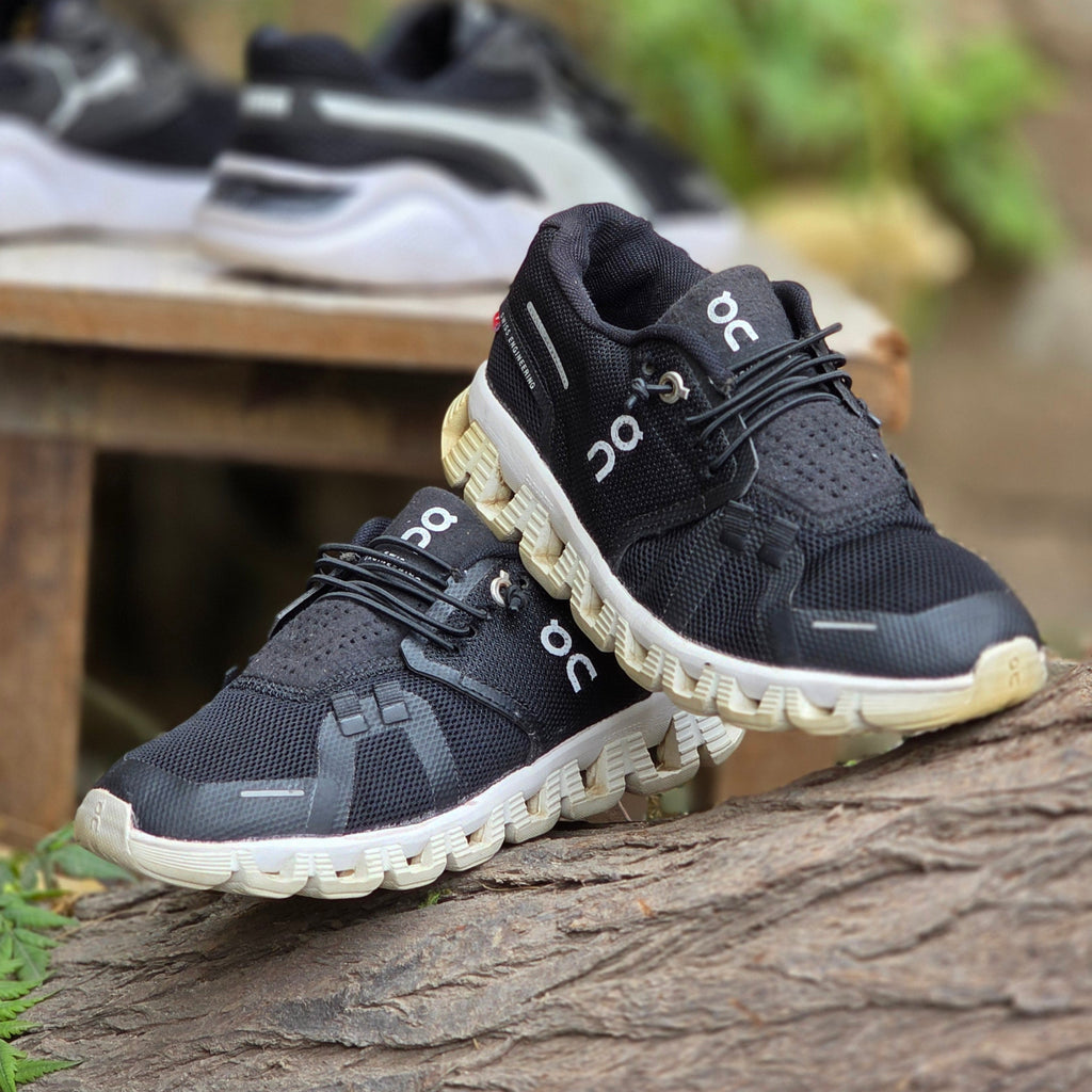 Size 4 ON Running Cloud 5 “Black” Sneakers – Used | Ghazali Style