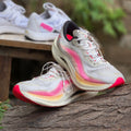Size 8.5 QIAODAN Wind-Running 2.0 Women’s Running Shoes | White Pink | USED | Ghazali Style