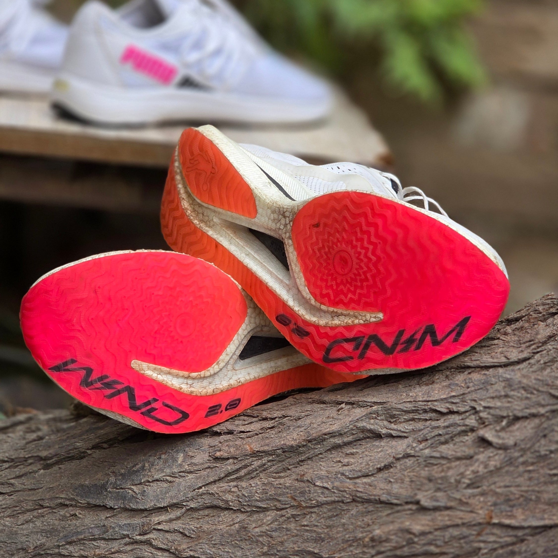 Size 8.5 QIAODAN Wind-Running 2.0 Women’s Running Shoes | White Pink | USED | Ghazali Style