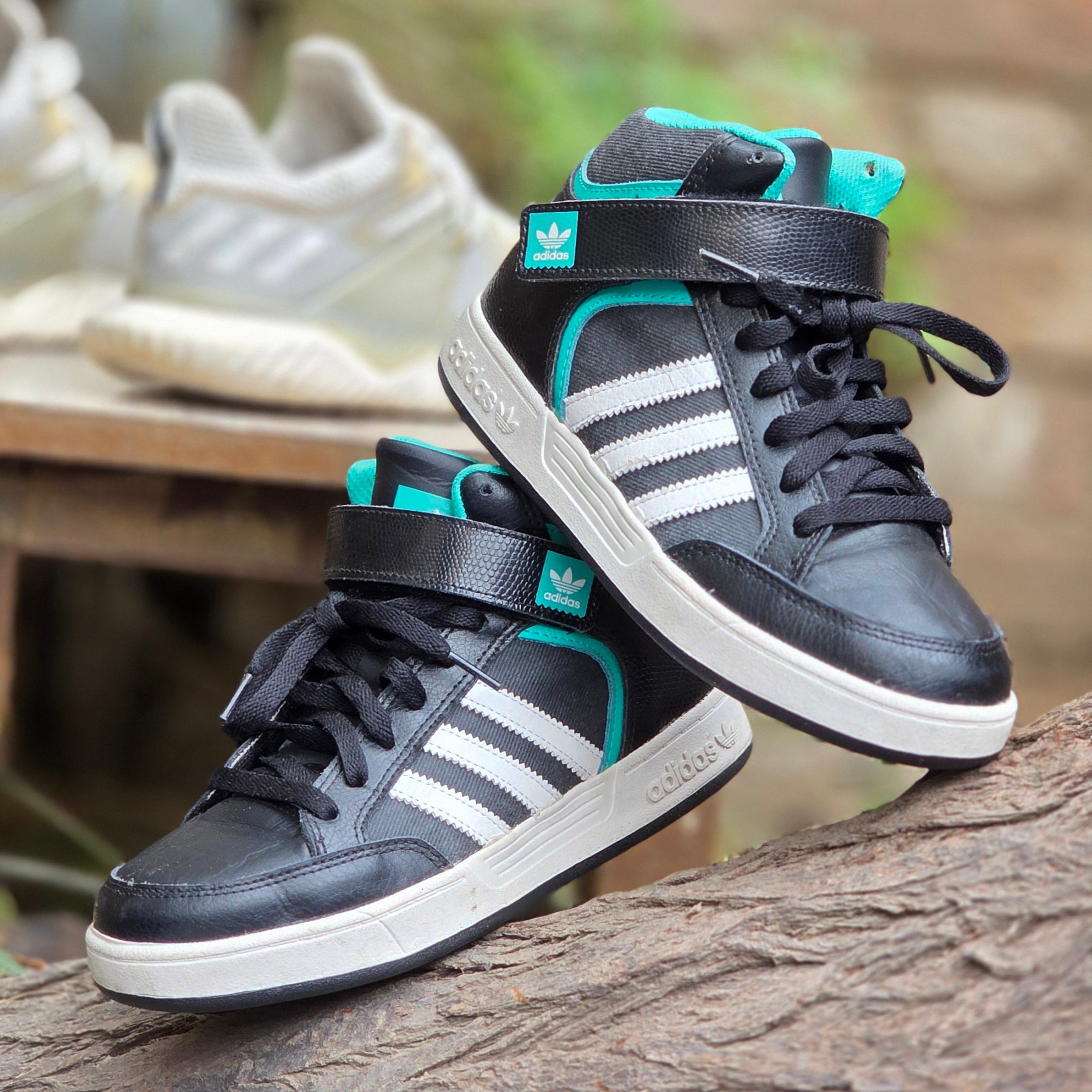 Size 5 adidas VARIAL MID B27431 Black | Used Sneakers | Ghazali Style