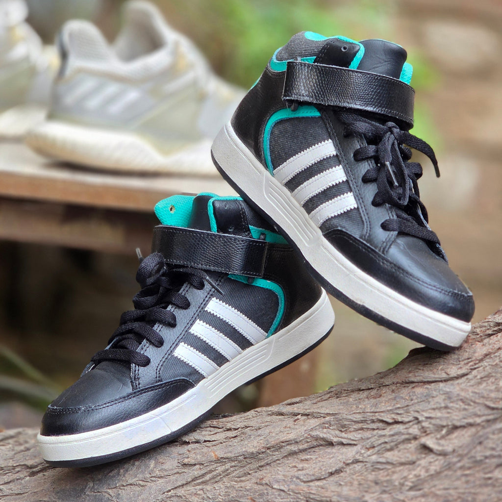 Size 5 adidas VARIAL MID B27431 Black | Used Sneakers | Ghazali Style