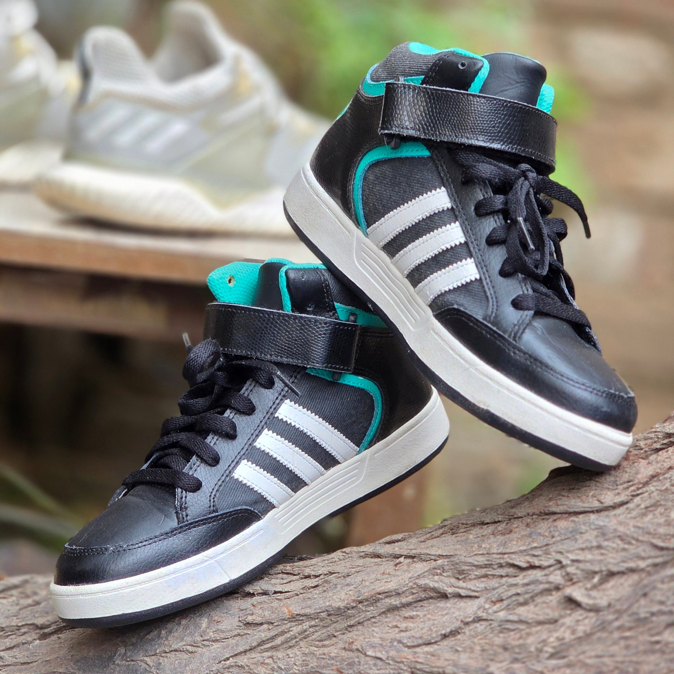 Size 5 adidas VARIAL MID B27431 Black | Used Sneakers | Ghazali Style