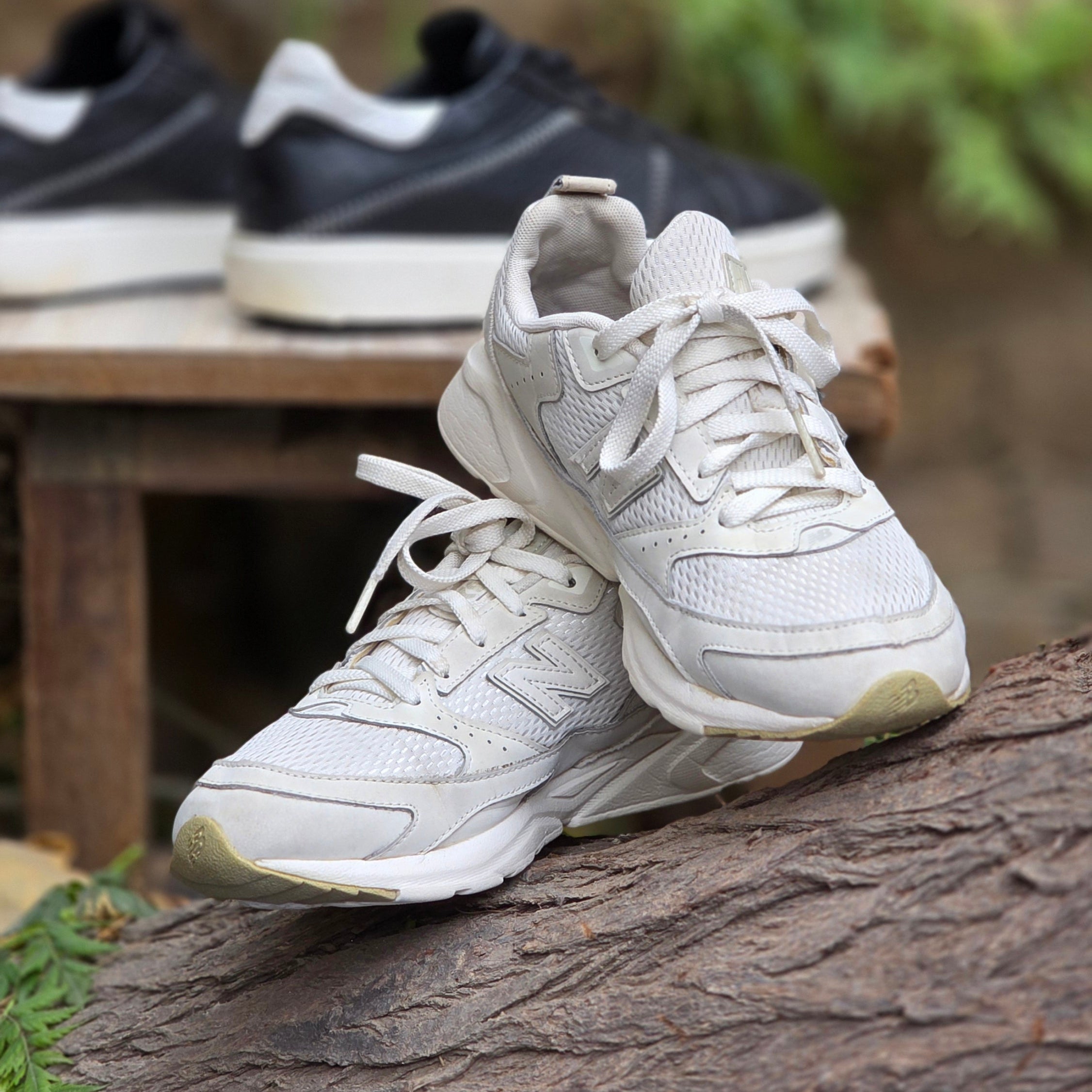 Size 7.5 New Balance Women’s 45X Series ‘White’ Sneakers | Ghazali Style