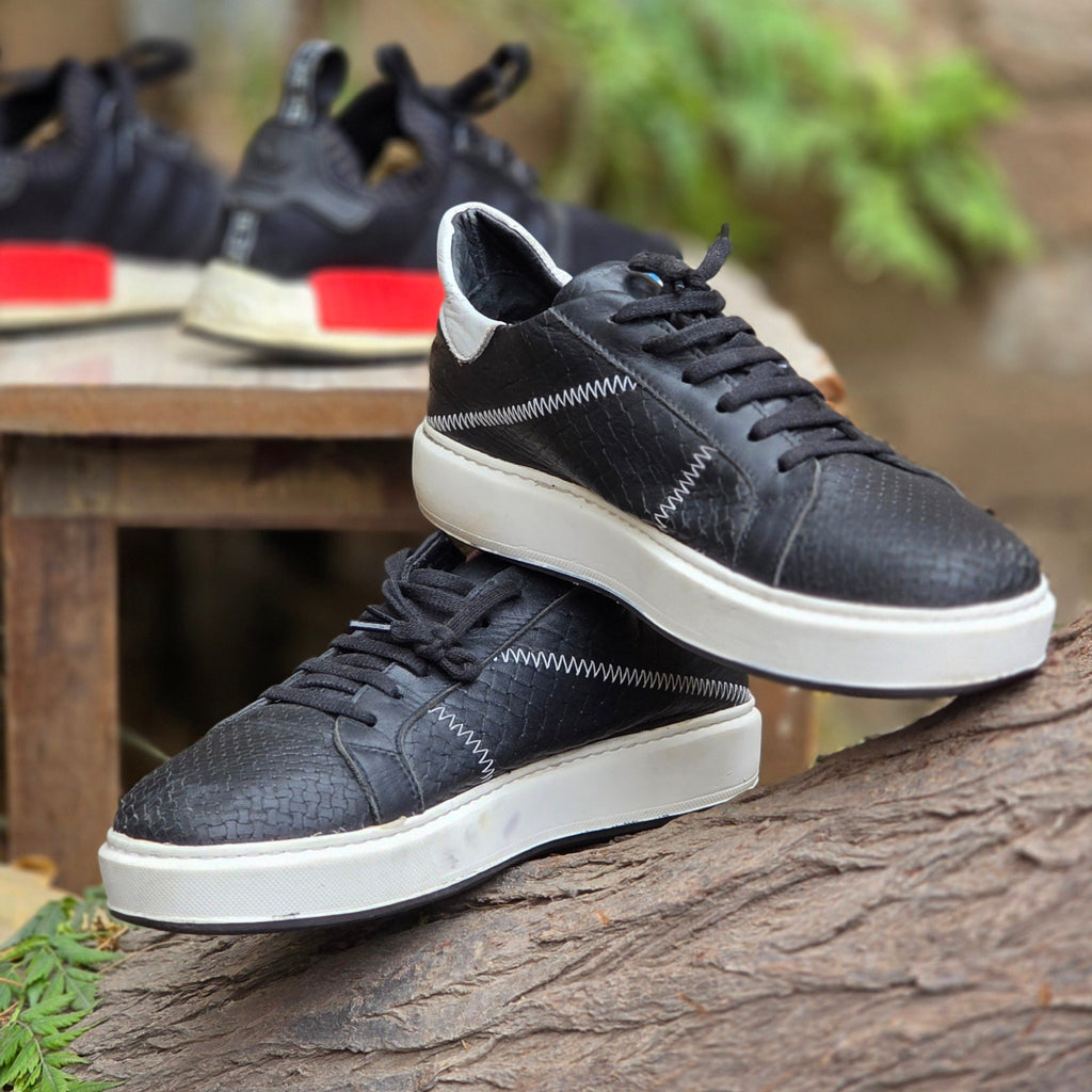 Size 8 Black Hidden Heel Shoes (USED) | Ghazali Style