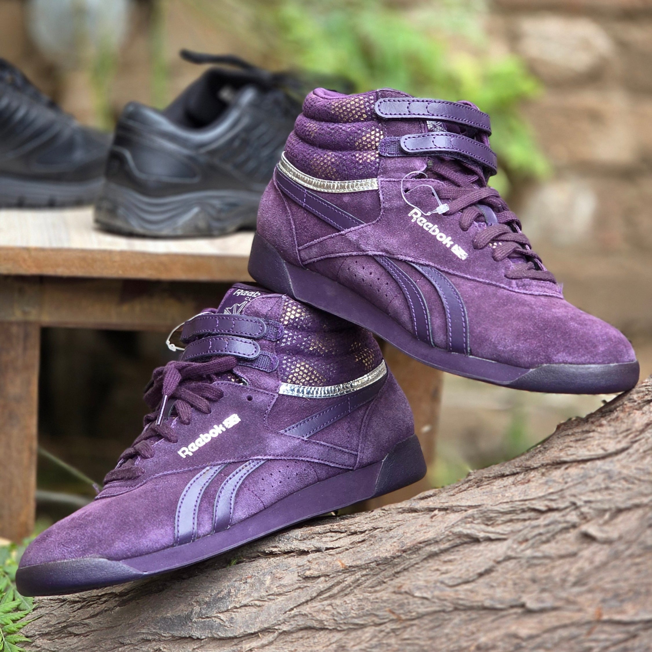 Size 8 Reebok Classic Freestyle High Top Women’s Sneakers (USED) | Ghazali Style