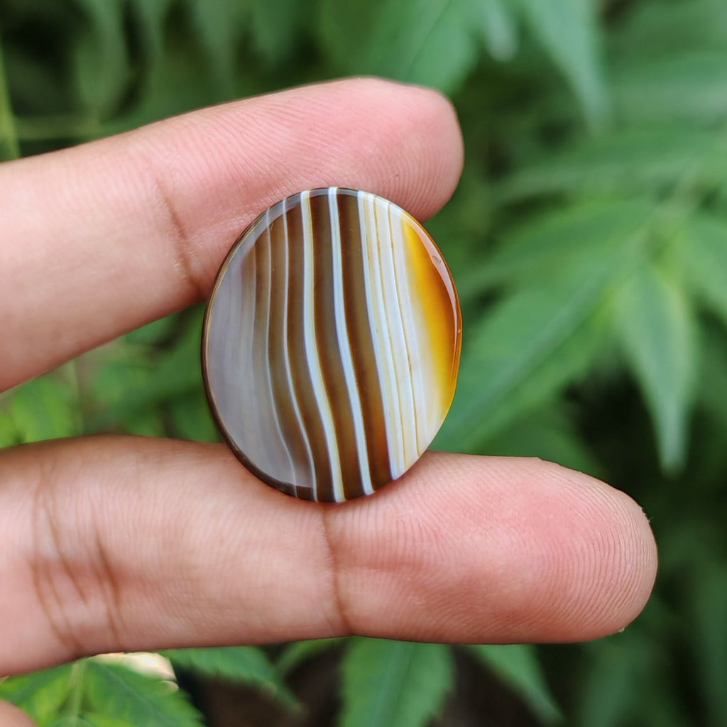 Natural Sulemani Aqeeq, (Agate) gemstone Weight: 32.40 carat