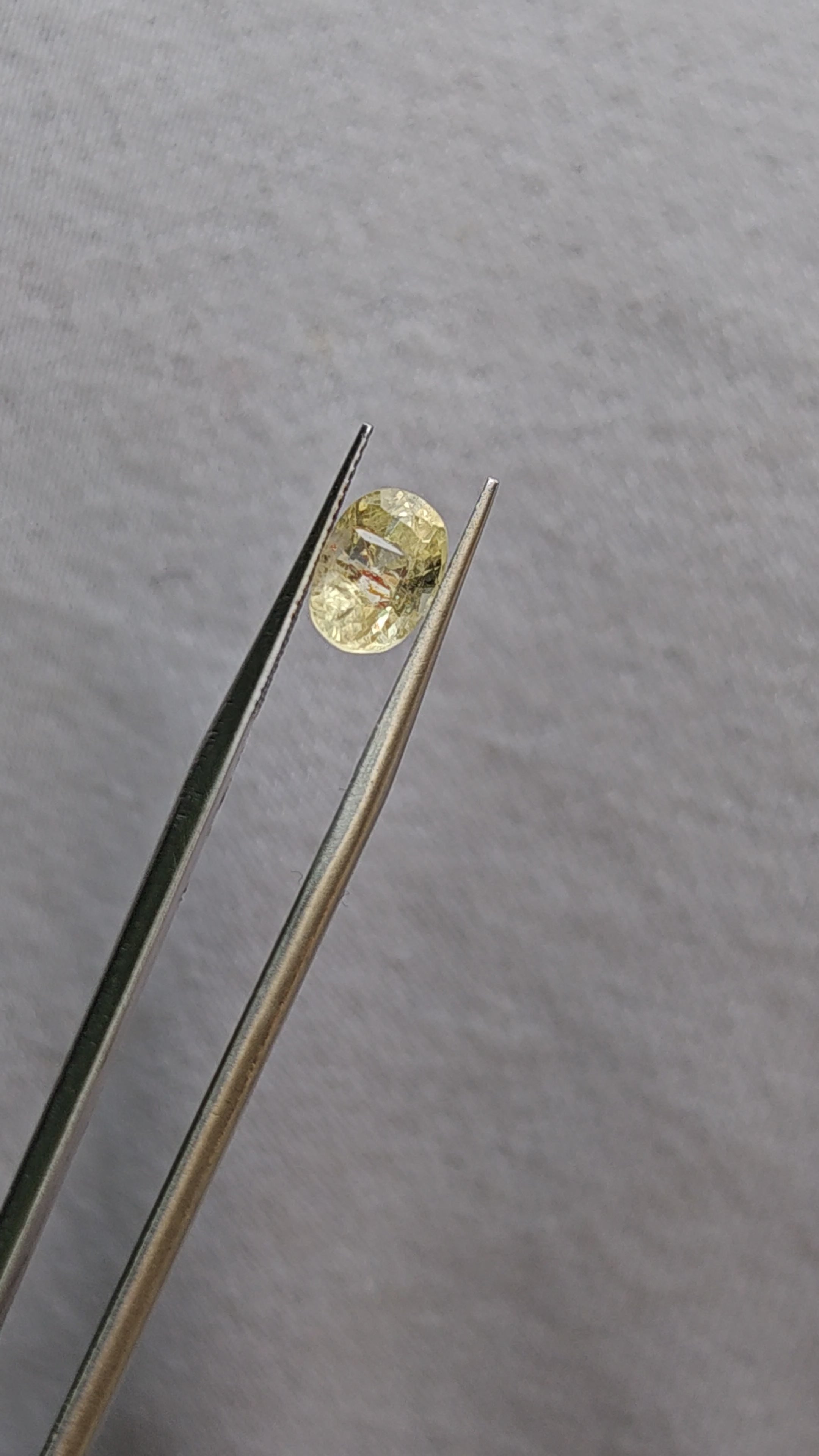 Natural Yellow Sapphire – 2.08 Carat | Authentic GGI Certified Gem